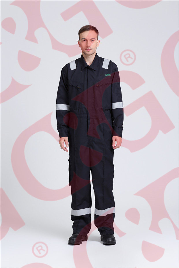 Aramid navy blue coverall